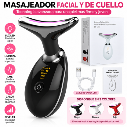FaceLift Pro – Masajeador Reafirmante de Rostro y Papada