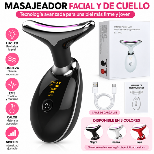 FaceLift Pro – Masajeador Reafirmante de Rostro y Papada