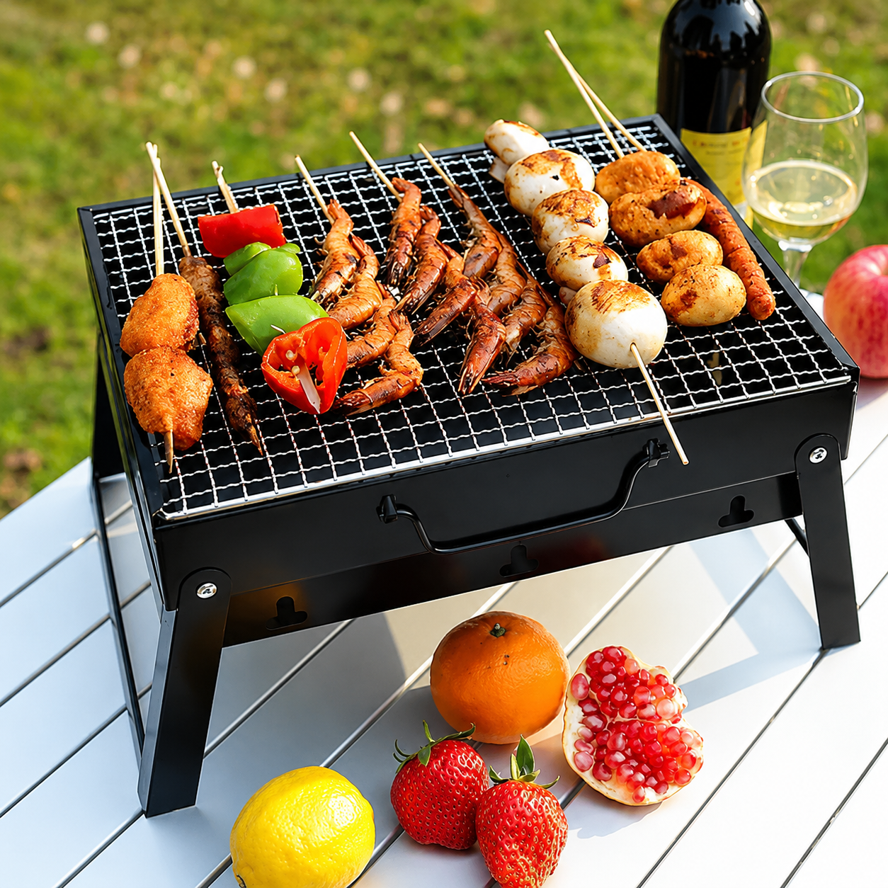 Parrilla Portátil Plegable